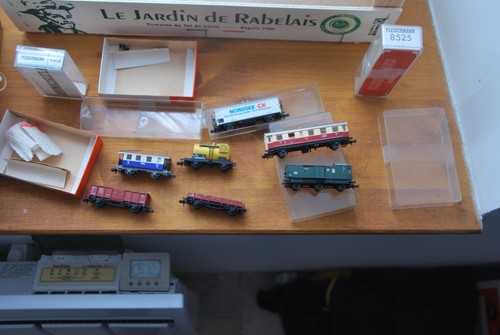 Lot wagons et accessoires - ,
